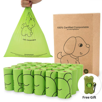 Eco-Friendly Biodegradable Dog Poop Bags - 300 Count