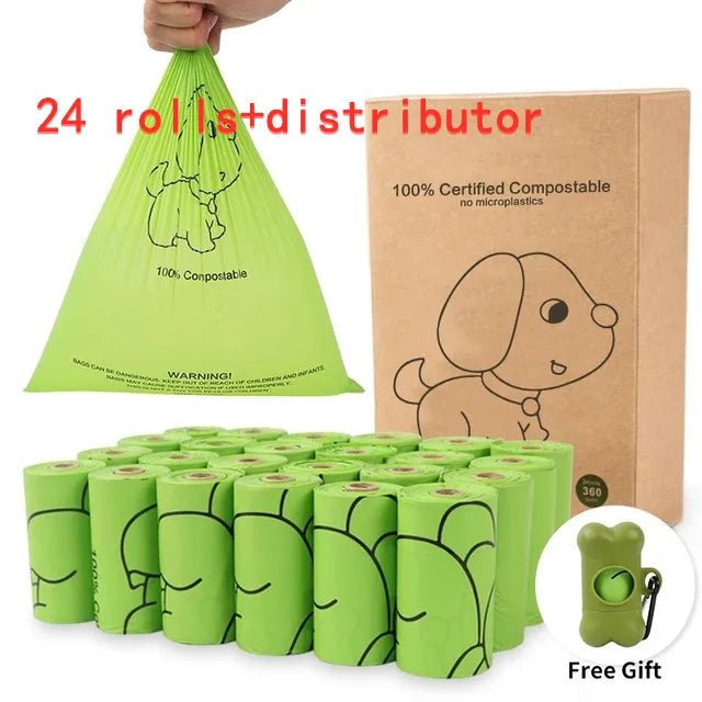 Eco-Friendly Biodegradable Dog Poop Bags - 300 Count