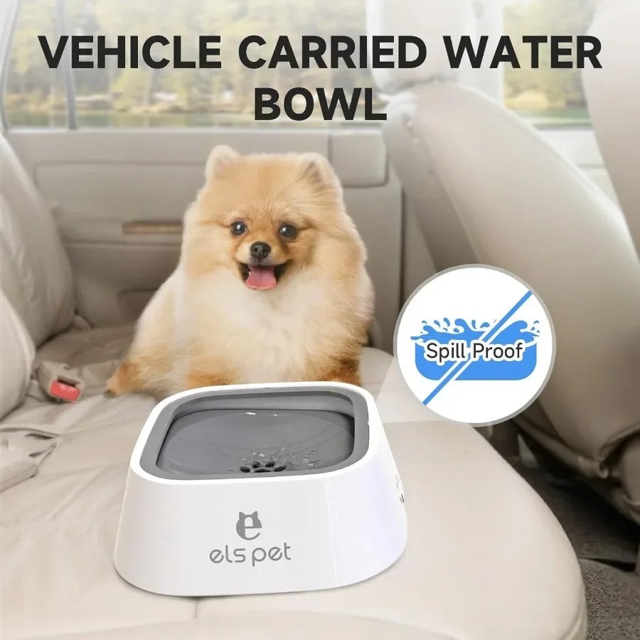 Pet water bowl for travel